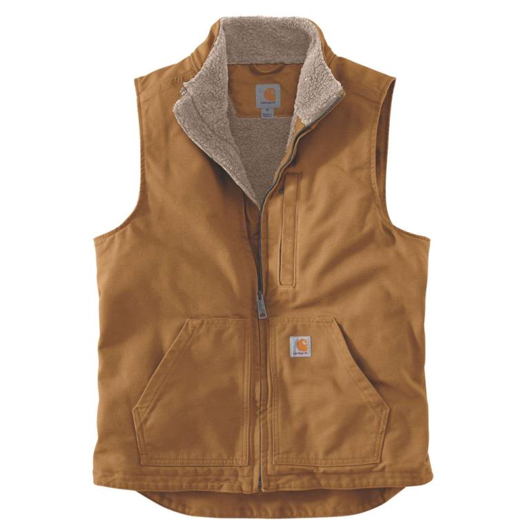 Carhartt Washed Duck Lined Mock Neck Vest