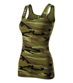 The Malfini Camo Triumph women's sleeveless shirt